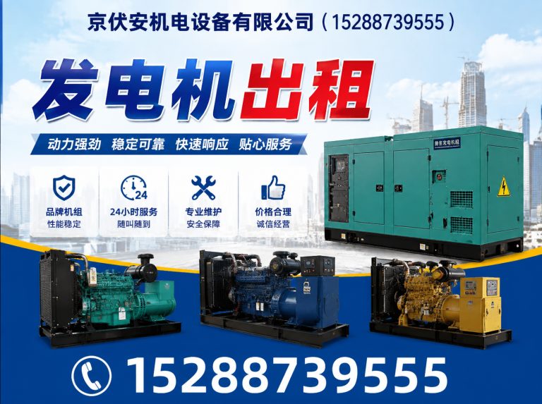 南宁发电机租赁展示图
