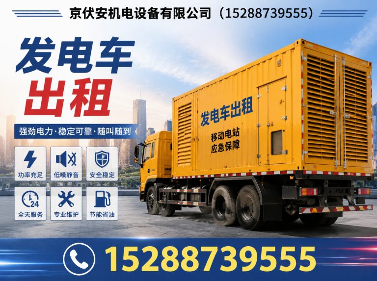 南宁发电车租赁展示图